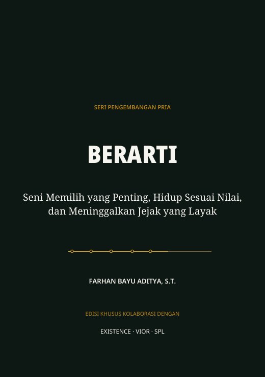 Sampul buku BERARTI